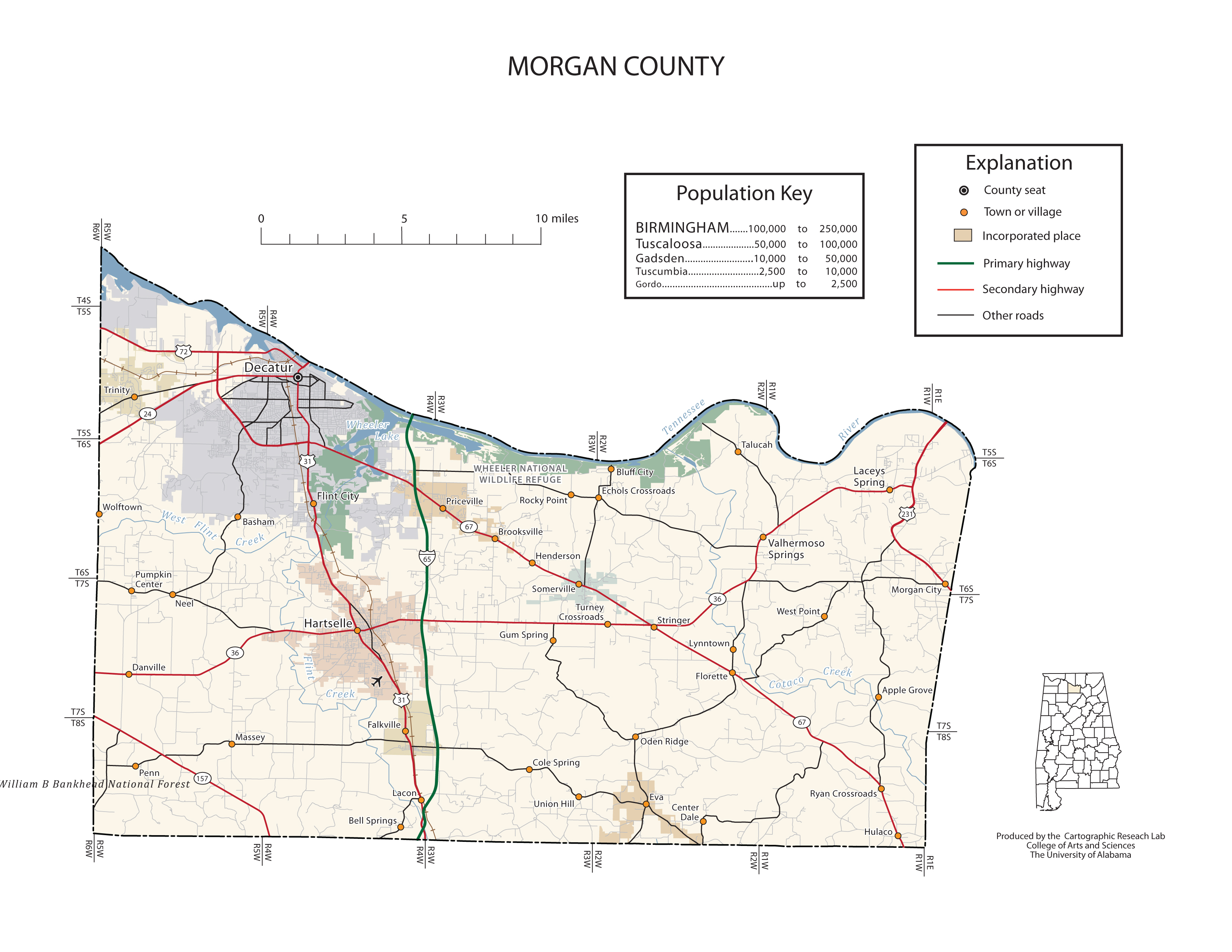 Morgan County Alabama Map | Map Of West